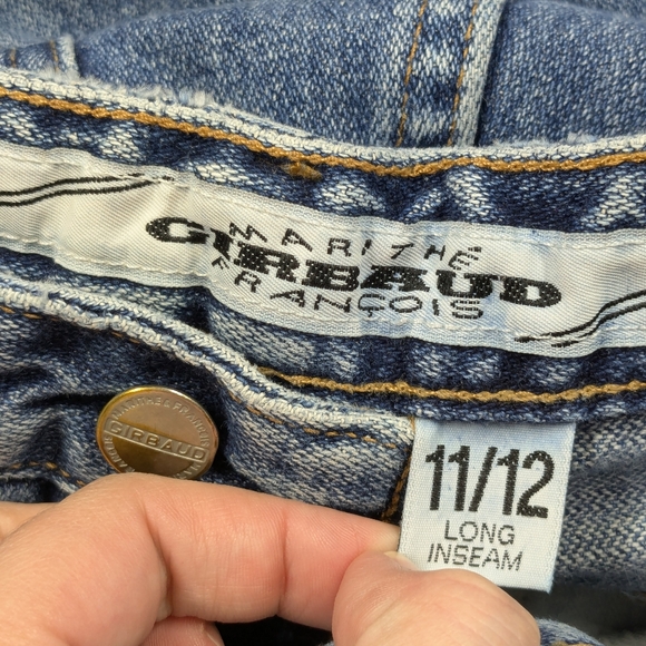 Vtg Girbaud Jeans Womens 11/12 Blue Denim Pants Straight Marithe Francois A141 - Picture 4 of 10